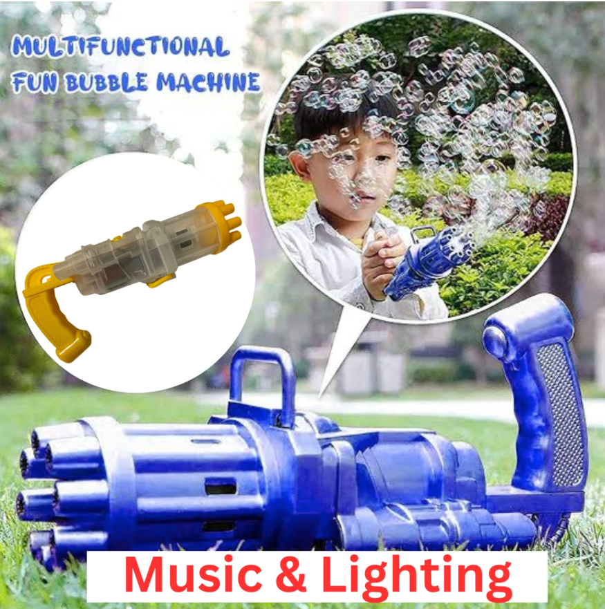 Electric Music Bubble Gun